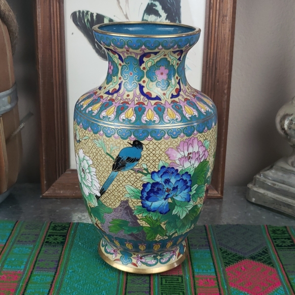 Vintage Other - Antique metal vintage vase